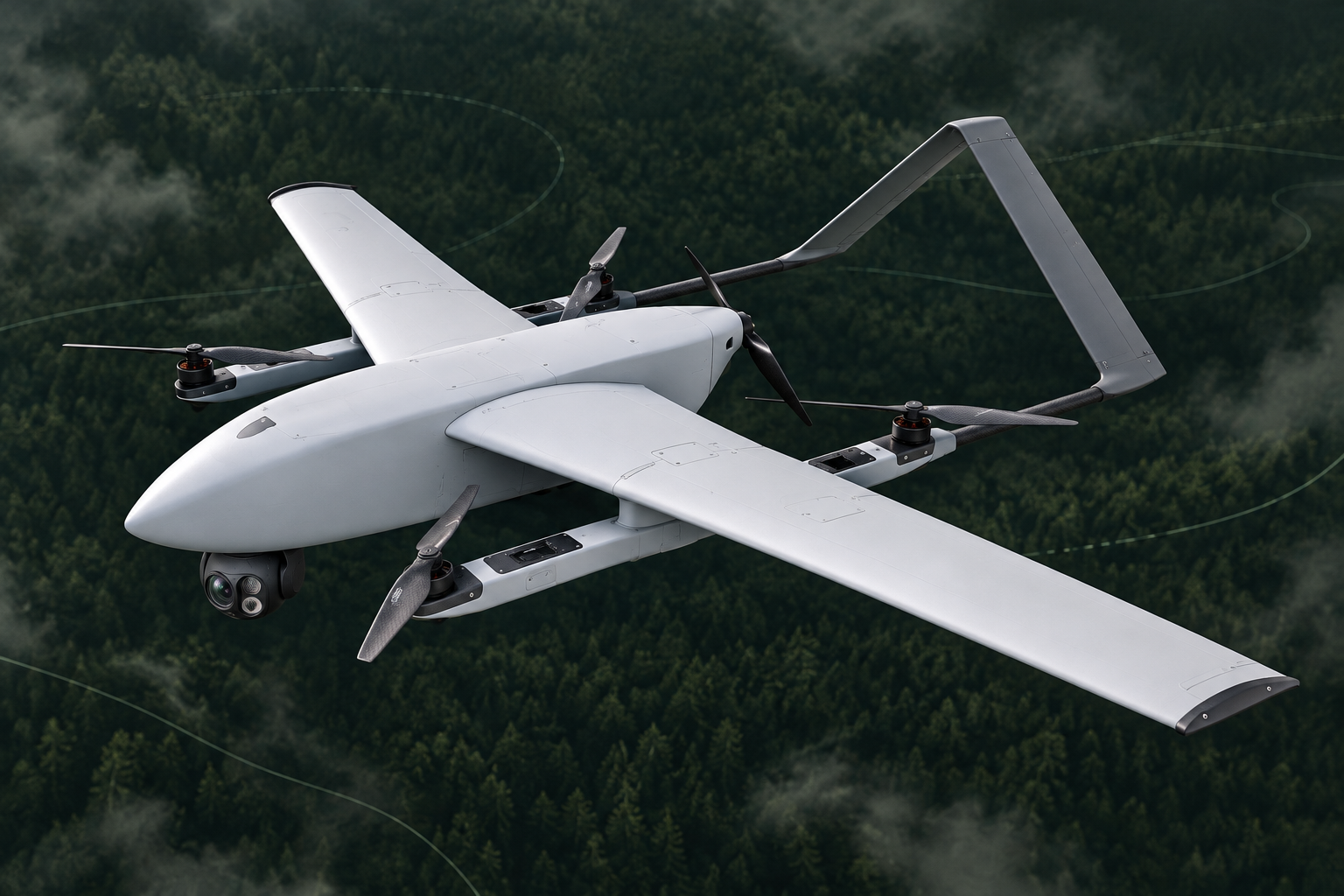 Tanit 4.4 m VTOL aircraft render from the product one-pager